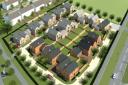 CGI of the 24 homes on land north of Norway Drive, Wexham Lea