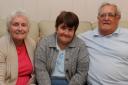 Left to right: Barbara, 78, Lynn, 54 and Henry, 78, Constable