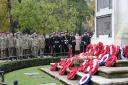 Remembrance Sunday service in East Ham. Picture: Melissa Page