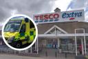 A pensioner, 70, was found with a head injury near Tesco Extra in Rainham