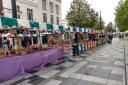 Traders at Slough High Street market