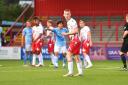 Ryan Doherty impressed on his first start for Stevenage against Gillingham. Picture: TGS PHOTO