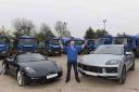 Jimmy Callaghan, Omaze double Porsche Early Bird winner with his brand new Cayenne and Boxter cars