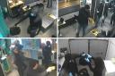 CCTV images of the robbery at the EE store