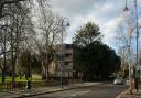 A computer-generated image of the proposals for Evergreen Field, from Wanstead High Street