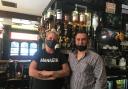 Manager Zoe Nisbet and owner George Balisani at Ilford's General Havelock pub, which is expected to reopen on May 17. Picture: Roy Chacko