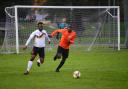 Action from the Essex Senior League match between Tower Hamlets and West Essex at Mile End Stadium (pic Tim Edwards)