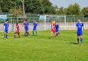 Action from the match between Clapton and Sporting Bengal United (pic Sporting Bengal United)