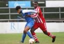 Jay Knight (left) recently signed for Essex Senior League side Sporting Bengal United (pic: George Phillipou/TGS Photo).