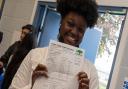 Oaks Park High School pupils celebrate their GCSE results