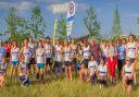 Ilford AC squad at the Elvis race in the Olympic Park