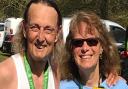 Terry Knightley and Kim Baxter took part in Doddington Place 10k