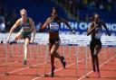 Tiffany Porter in the Women's 100m Hurdles during the Birmingham Diamond League at Alexander Stadium