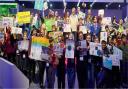 Children judging tech-education products at last year's Bett UK