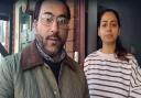 Mohammed and Ayesha Khan said they were scared by what had happened