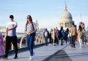 London is set for a mini heatwave for most of this week with temperatures set to hit highs of 24 degrees today.