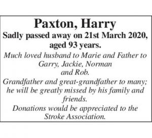 Paxton Harry