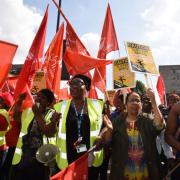 Barts Health NHS Trust workers employed by Serco are calling for a two week strike