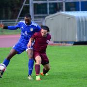 Action from Sporting Bengal United against Leyton Athletic (Pic: Tim Edwards)