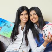 Niala and Ziana Butt, authors of Aisha's Netball