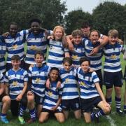 Wanstead under-16s face the camera after Woodford victory