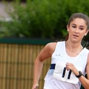 Ellie Wright in action for Ilford AC