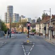 Gurpreet Bhatia says takeaway delivery riders are ignoring highway regulations and going through red lights in Ilford Lane. Picture: Google Streetview