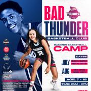 BAD Thunder are holding basketball camps this summer.