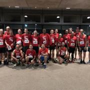 The ELR men's team before the Chingford League race at the Velopark