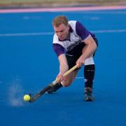 Mark Loughrey in action for Old Loughts