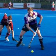 Andy MacGregor in action for Old Loughts  Picture: Jon Kiely