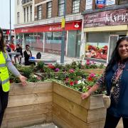 Flowers spruce up one street in Ilford