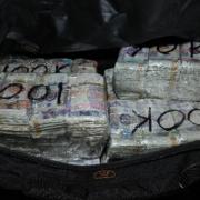 Bundles of cash were found in the back of Lee Ray Smith's van