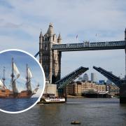 Londoners are set to see a rare sight in London next week as the replica of a historic 15th century ship that was part of the Spanish Galleons will pass through Tower Bridge.