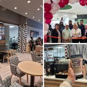 Inside the new Muffin Break in Ilford