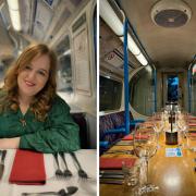 Did you know you can have a six-course Latino meal served on an old Victoria line tube carriage?