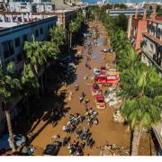 Yellow and amber weather warnings were in place for parts of Valencia