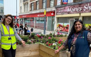 Flowers spruce up one street in Ilford