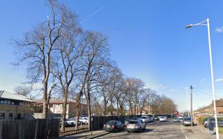 Barley Road is closed both ways after a crash