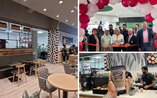 Inside the new Muffin Break in Ilford